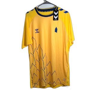 Hummel Men's Yellow Eco 8 Graphic Jersey 2XL
